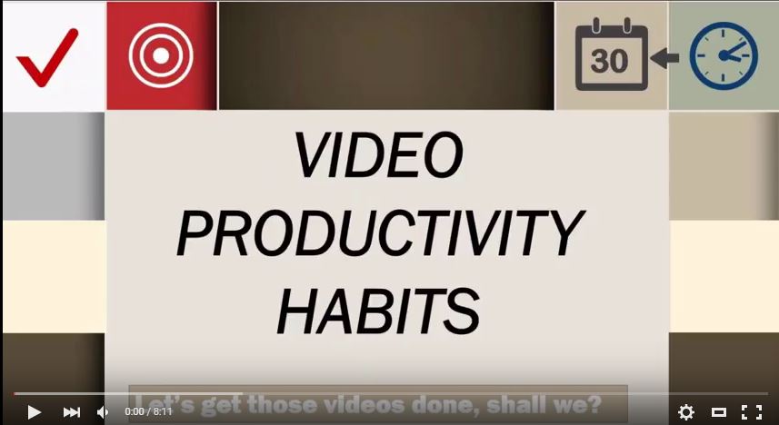 Screncast video productivity coaching